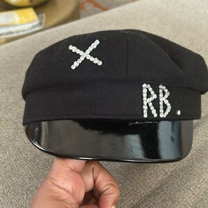 Black Hat w/ RB rhinestones